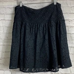 LOFT OUTLET  PETITE 12 LACE SKIRT